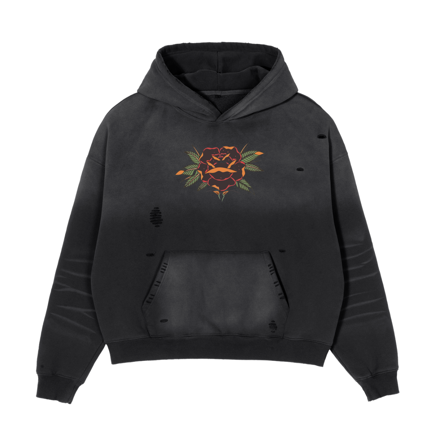 Lowborn Saint Frayed Sunfade Hoodie